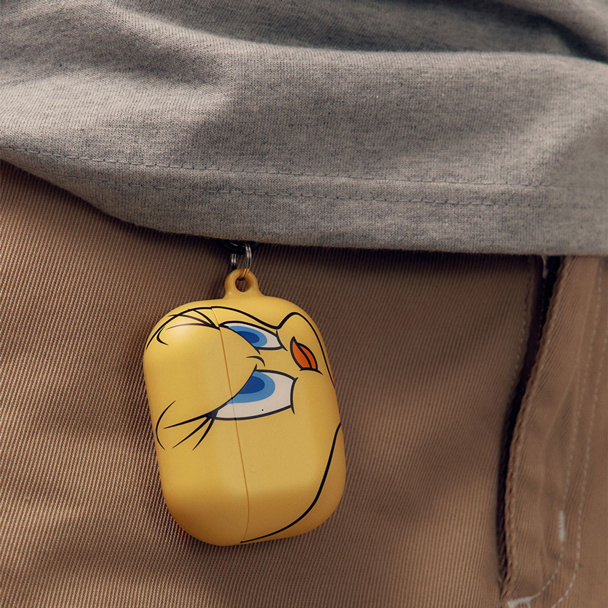 마하그리드(MAHAGRID) ANGRY TWEETY AIRPOD PRO CASE YELLOW(MG2DFMAB94B)