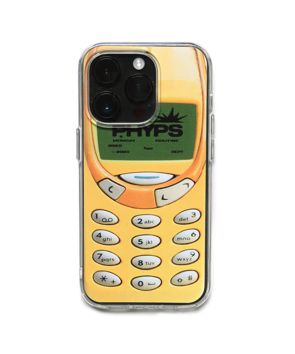 핍스마트(PHYPS MART) RETRO IPHONE CASE YELLOW