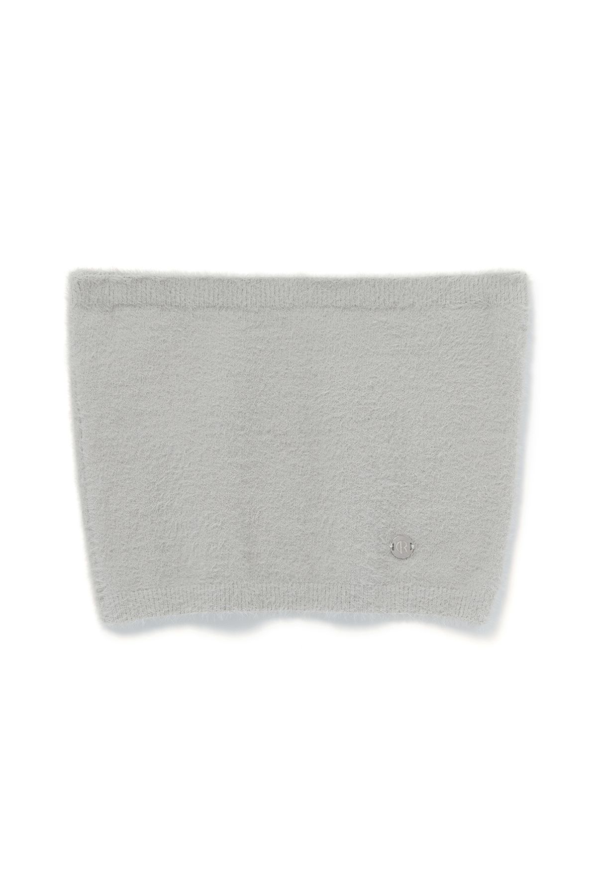 커렌트(CURRENT) HAIRY TUBE TOP [LIGHT GRAY]