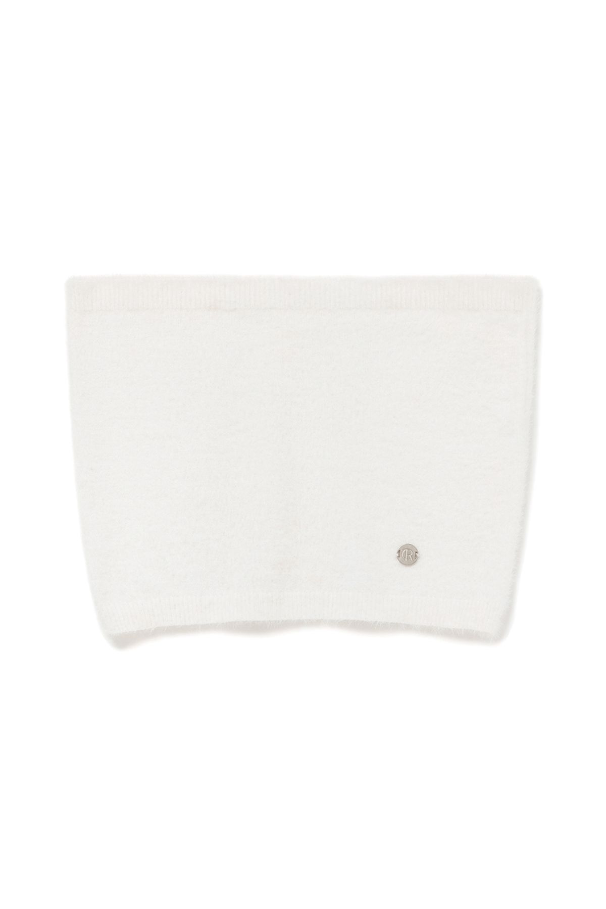 커렌트(CURRENT) HAIRY TUBE TOP [WHITE]