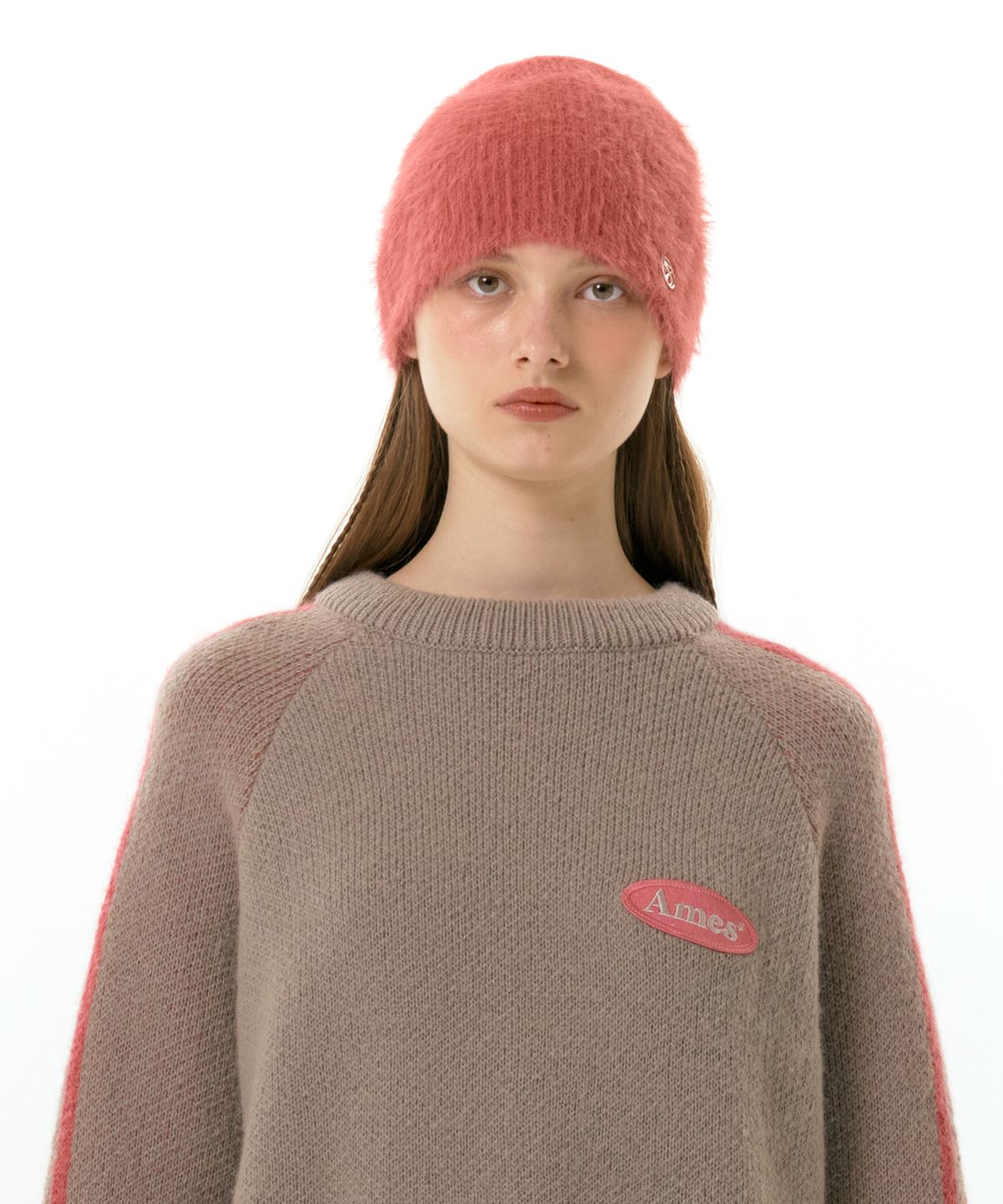 아메스 월드와이드(AMES-WORLDWIDE) FUZZY BEANIE PINK (AM2DFUAB61A)