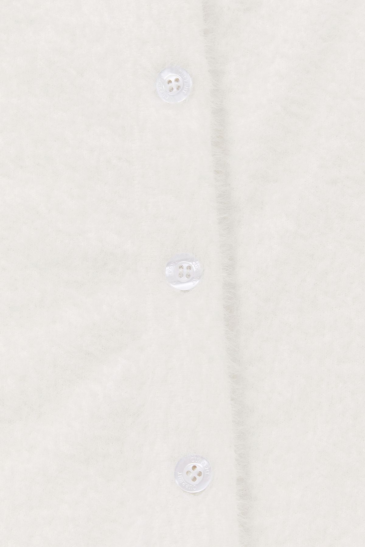 커렌트(CURRENT) HAIRY KNIT CARDIGAN [WHITE]