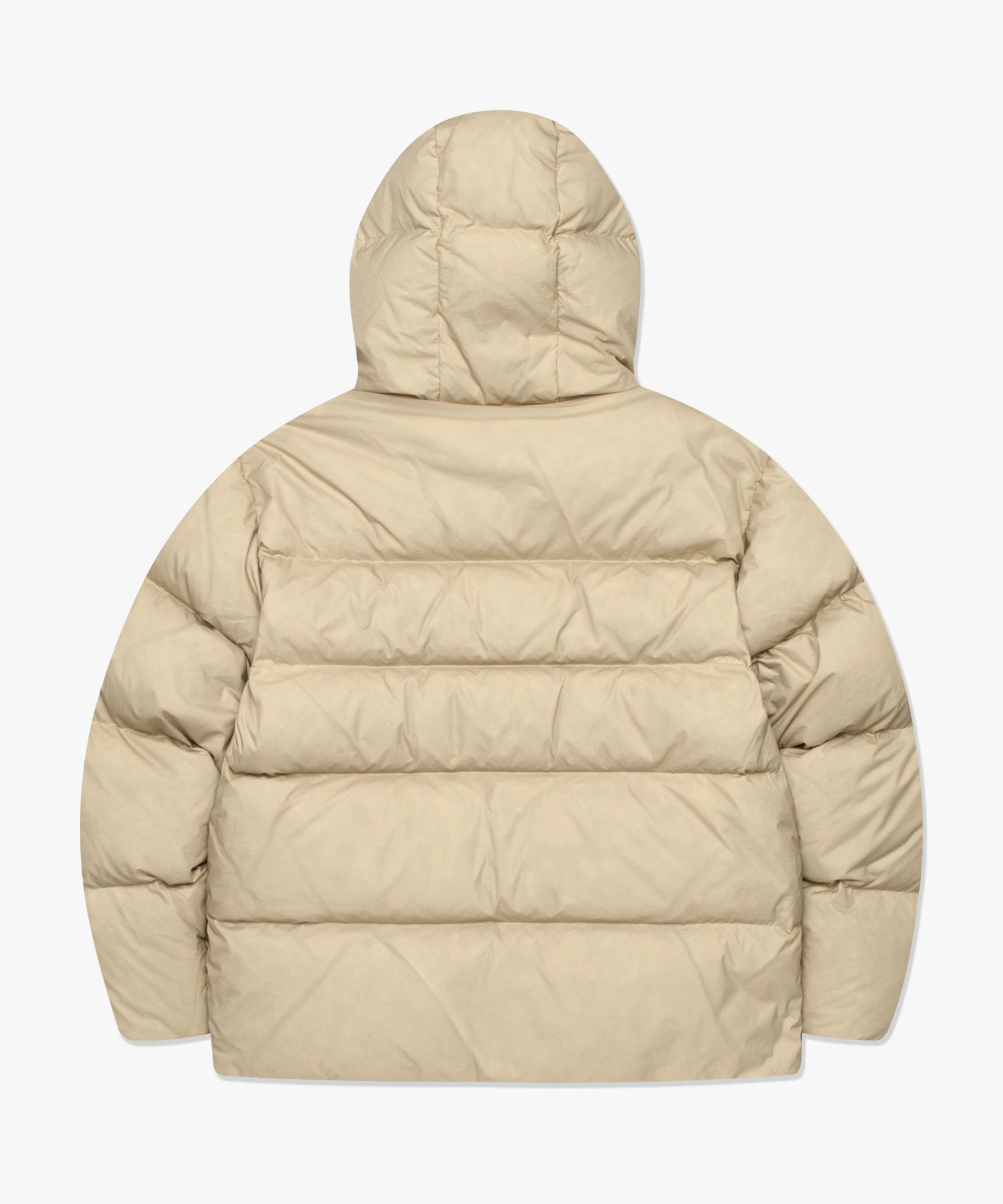 MUSINSA | LMC HOODED PUFFER DUCK DOWN PARKA light beige