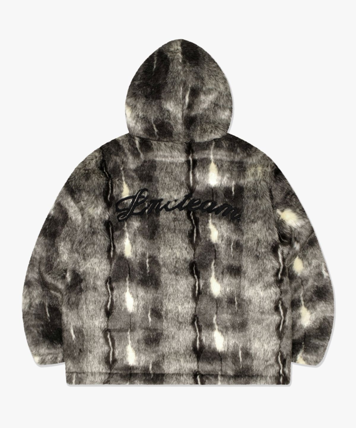 엘엠씨(LMC) TEAM FAUX FUR HOODED JACKET multi