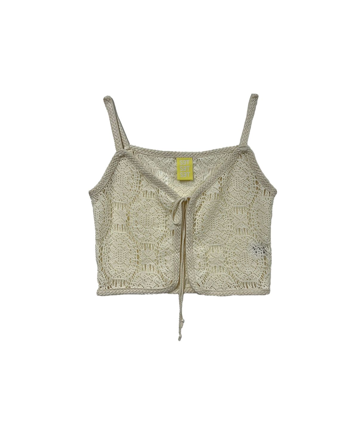 쎄쎄쎄(SETSETSET) CROCHET LACE VEST