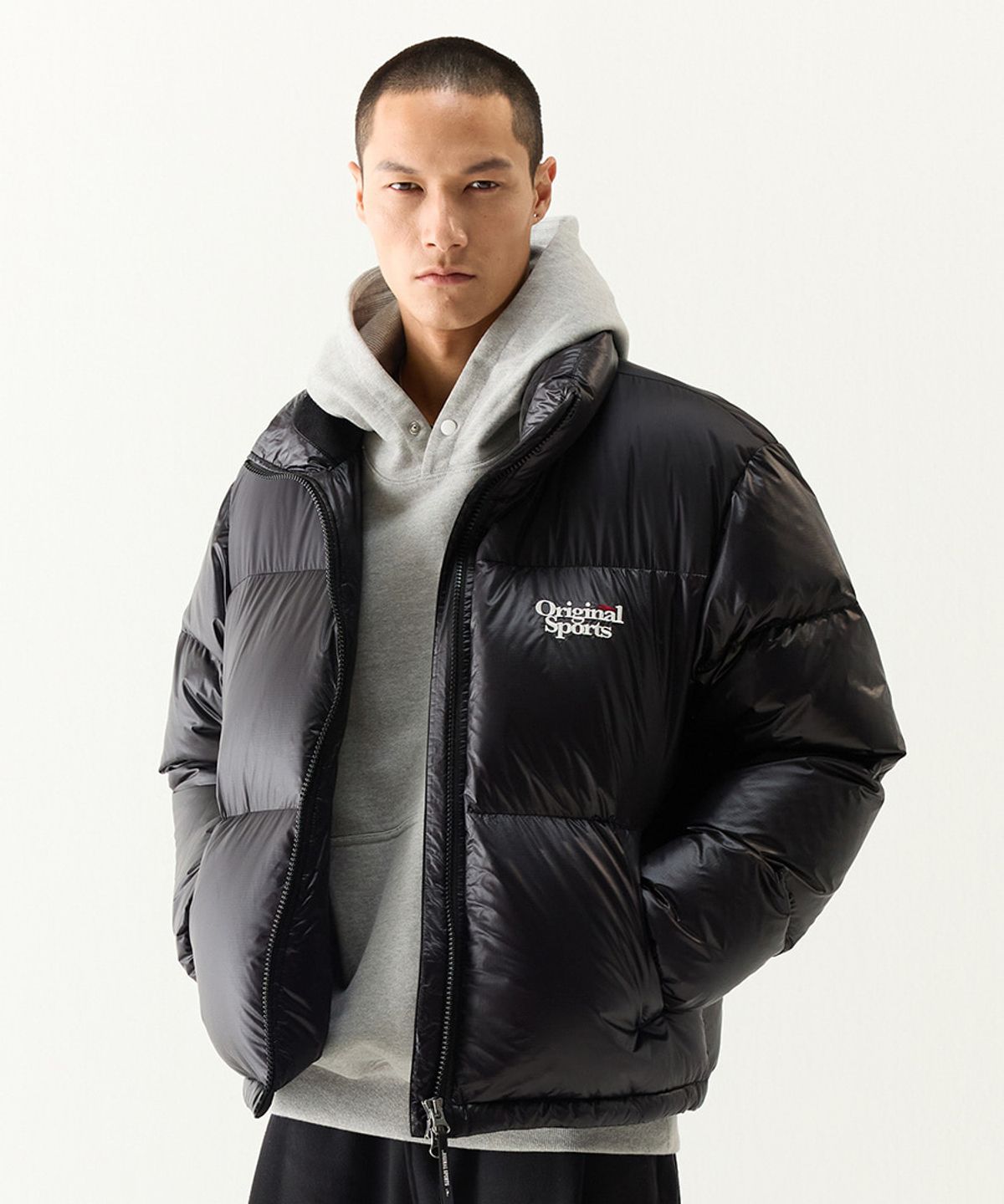 프로-스펙스(PRO-SPECS) PUFFER DOWN JACKET BLAK