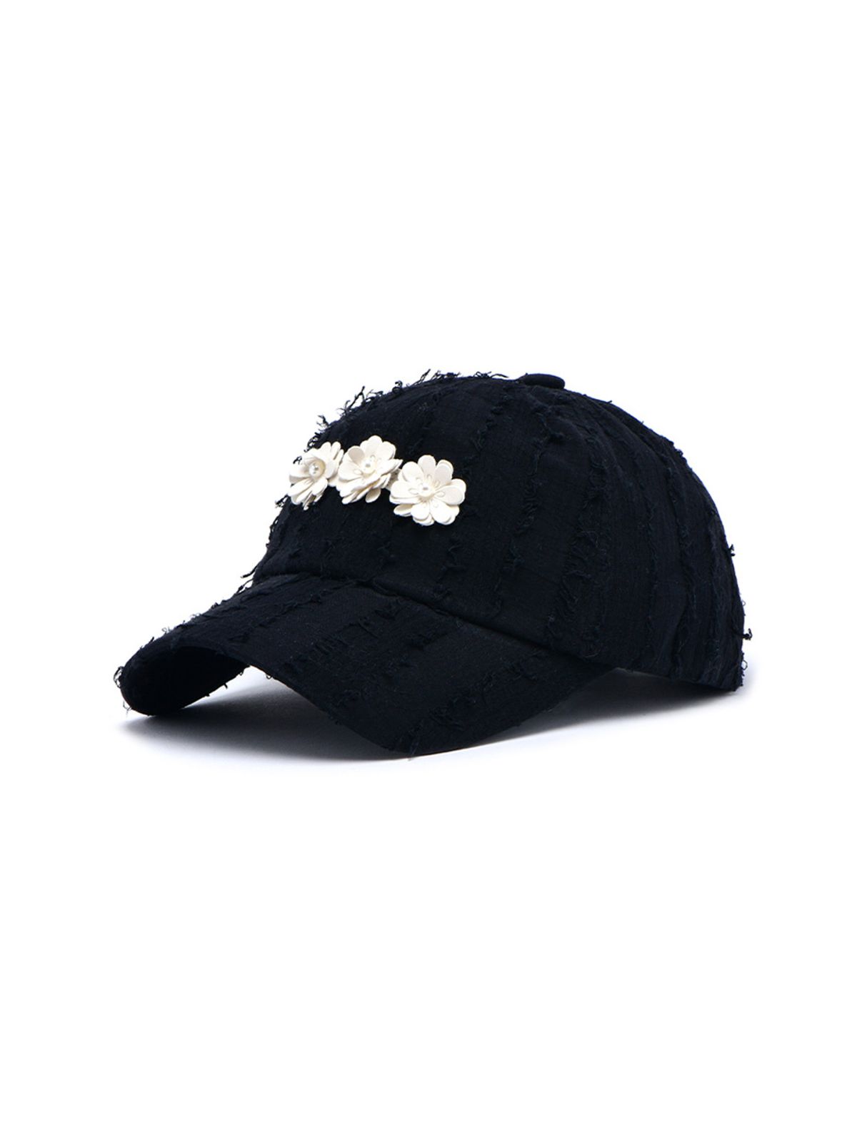 포에지담(POESIEDAME) FLOWER BEADS CAP IN BALI BLACK