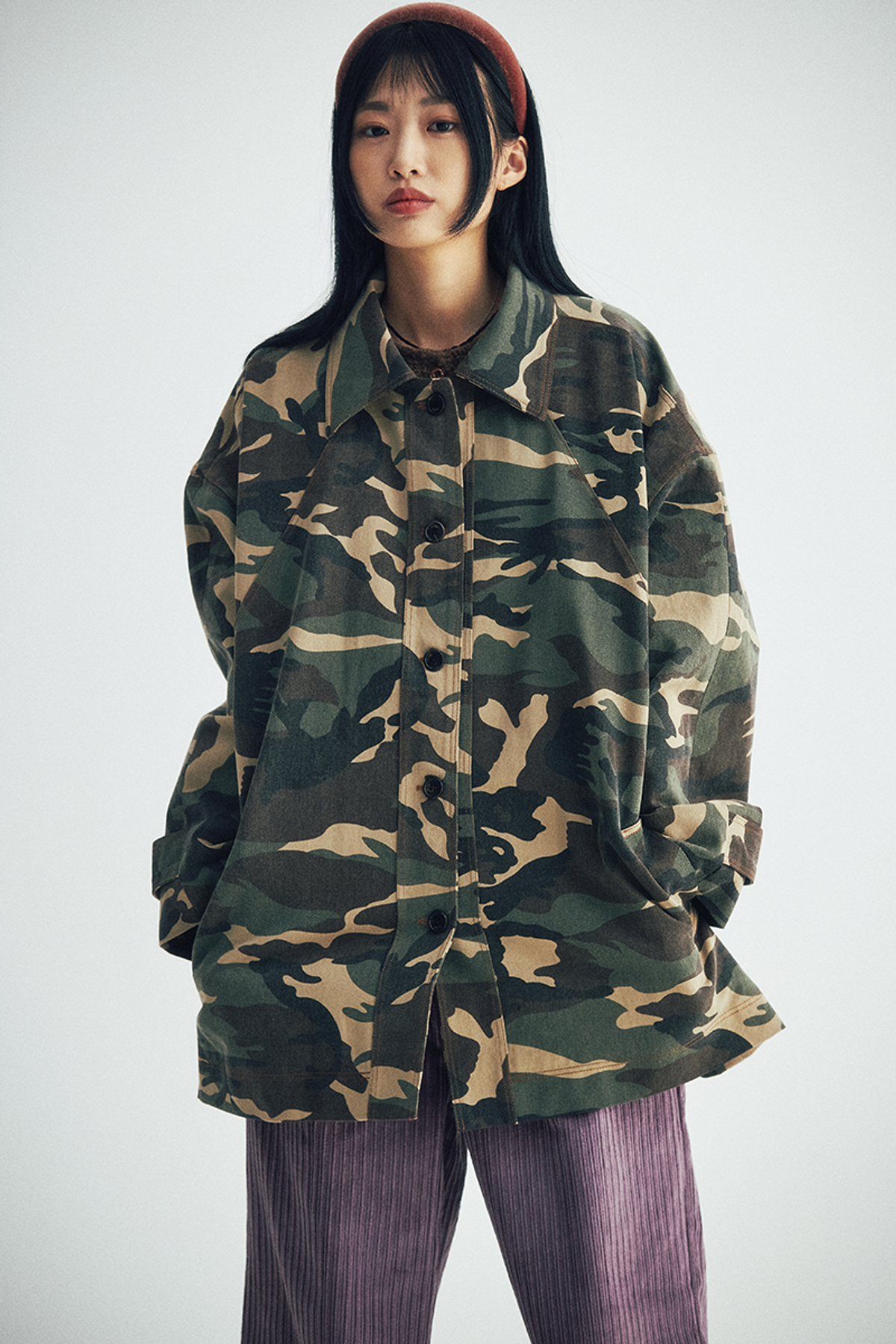 쿠키시(KOOKEESEE) 쿠키시 카모플라주 야상 자켓