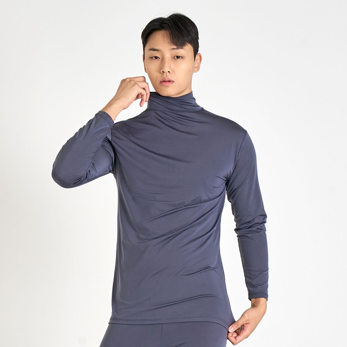 에이원(AONE) 남성 발열 기모 목폴라 내의 상의 (88005)