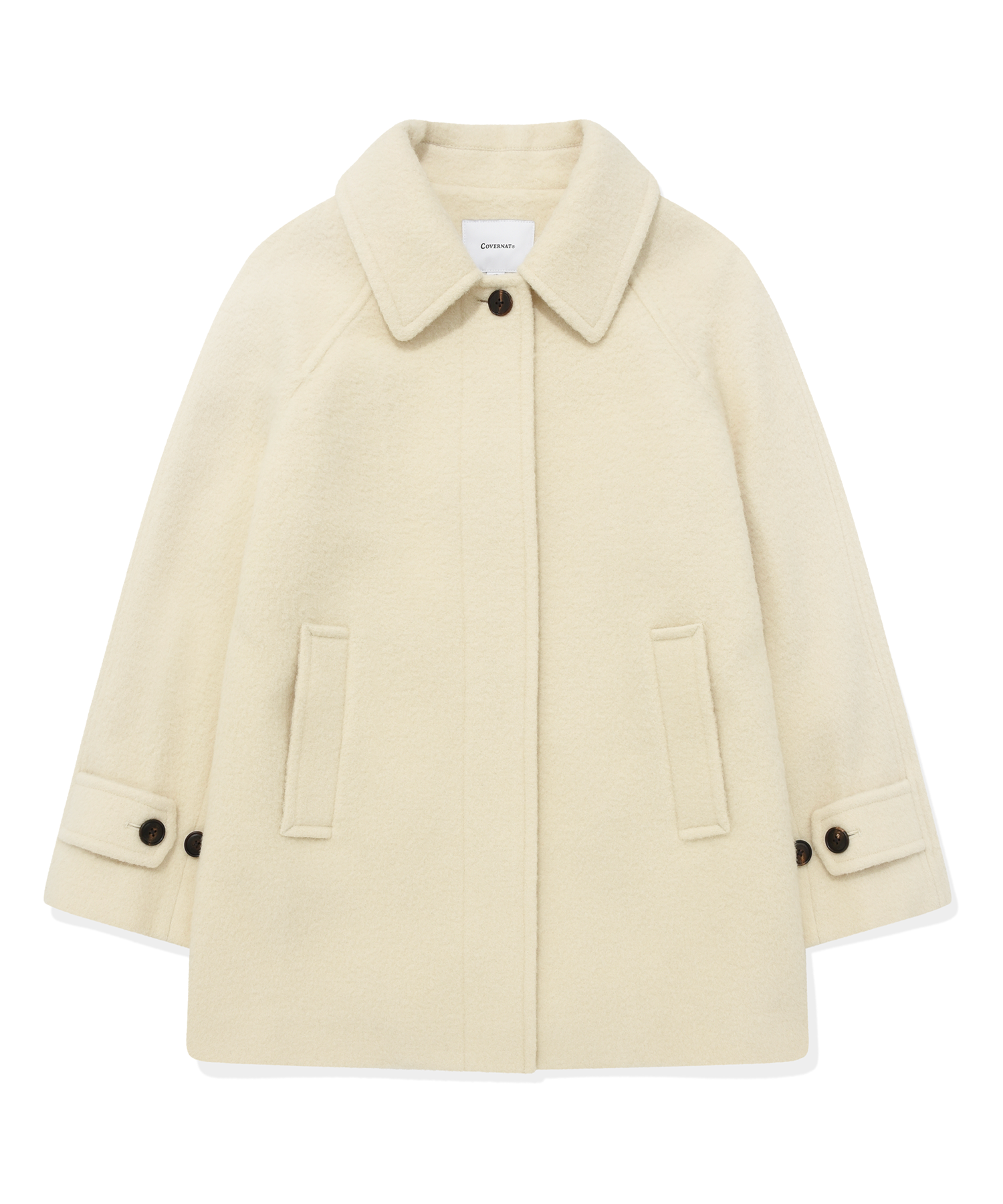 [COVERNAT]★韓国人気★Woman Wool Boucle Half Coat MUSINSA | COVERNAT Woman Wool Boucle Half Coat Ivory