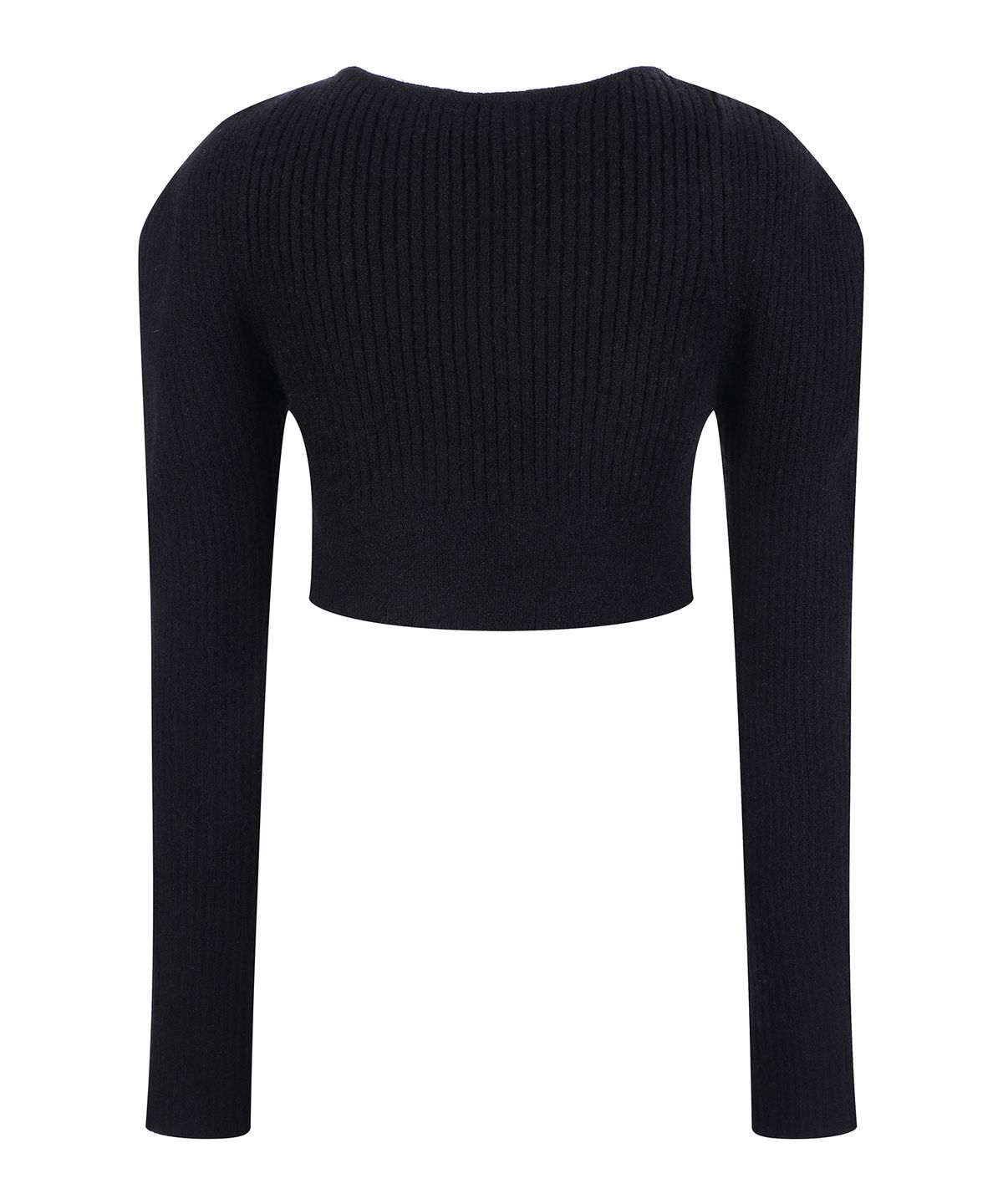 라라폭스(LALAFOX) SOLID KNIT BOLERO BLACK BP3KG002