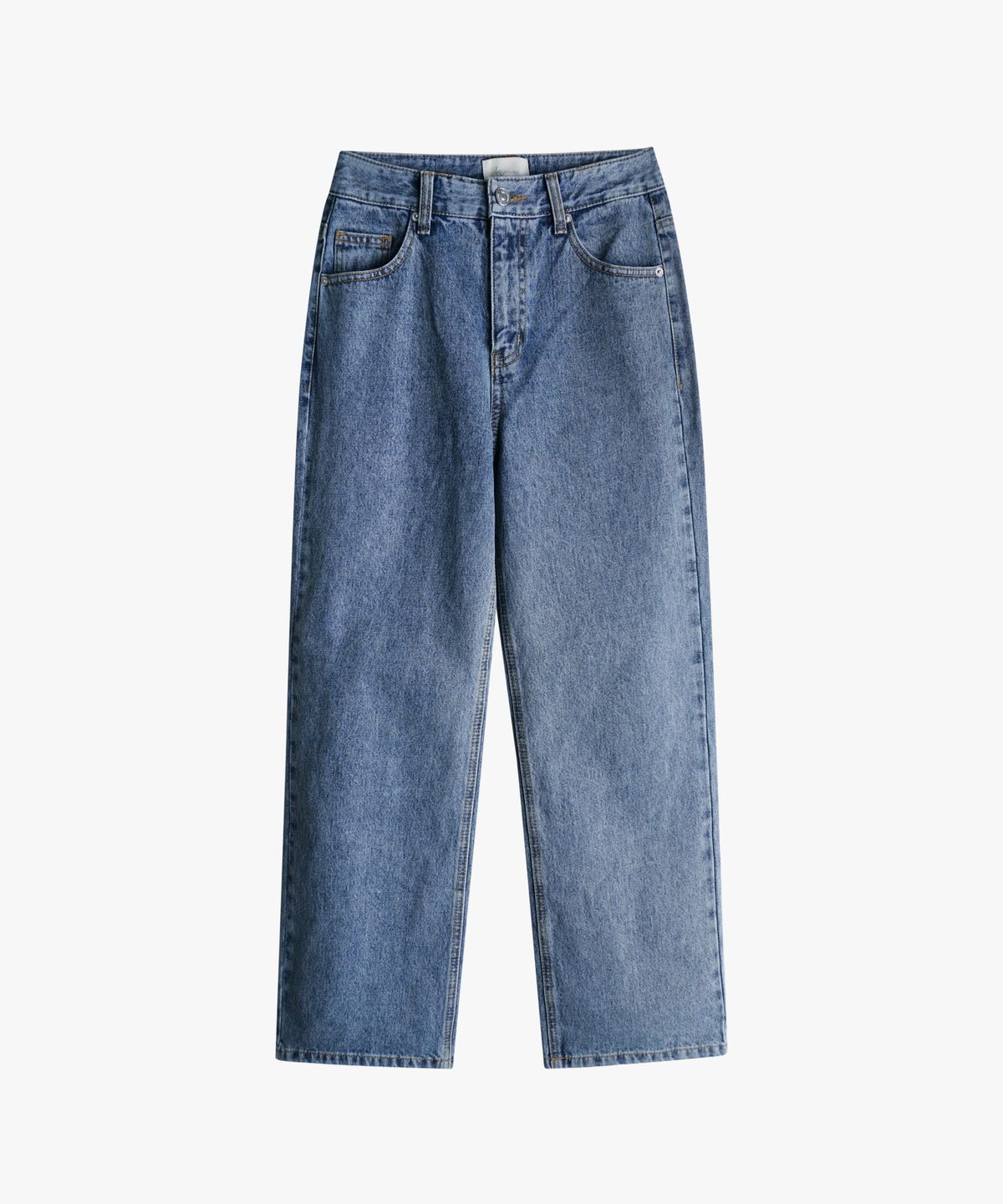 로시로우(LOSSYROW) Lossy  semi-wide denim pants_lightblue