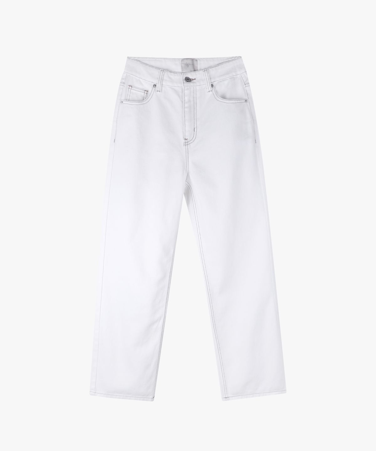 로시로우(LOSSYROW) Lossy  semi-wide denim pants_white