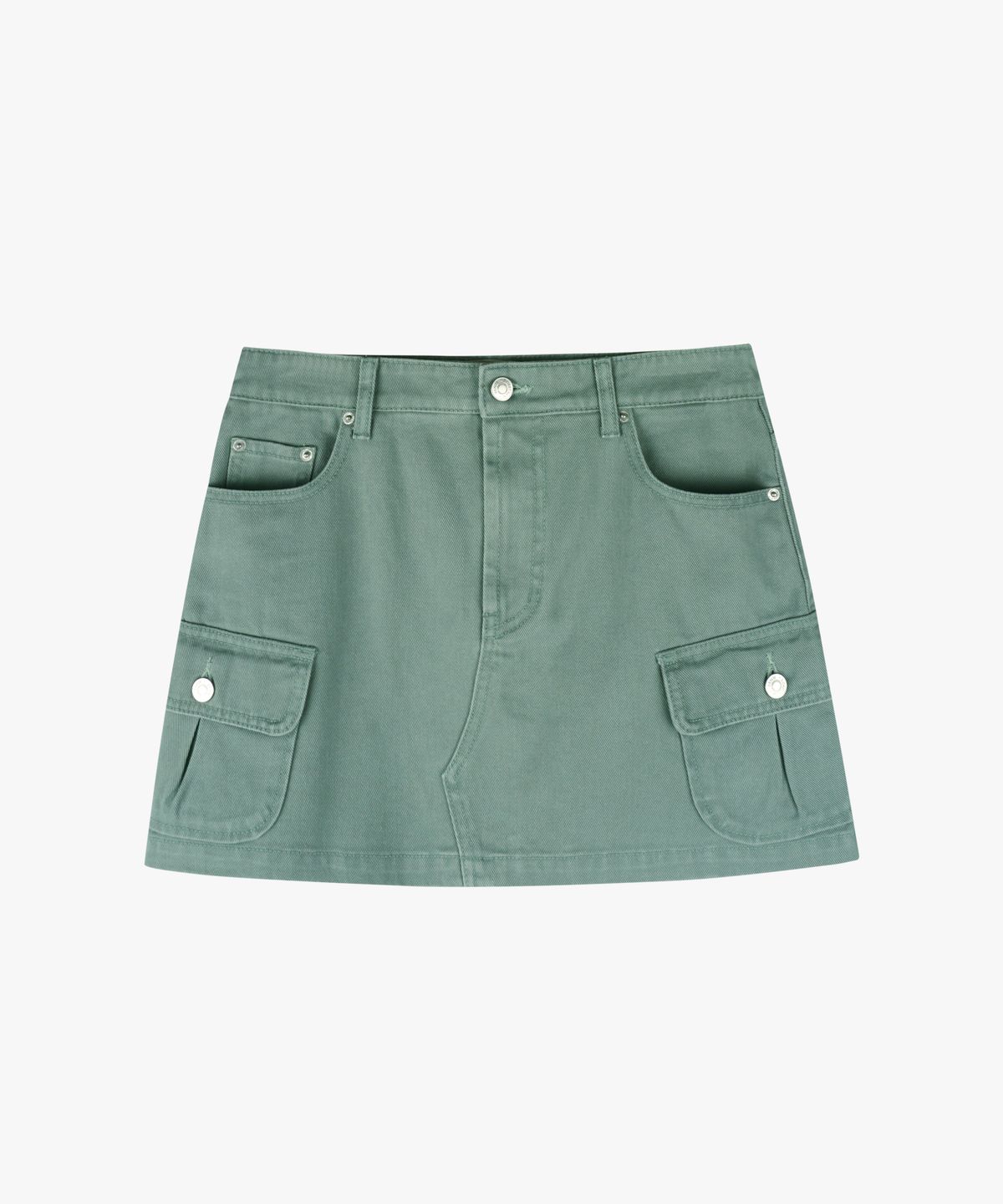 로시로우(LOSSYROW) Lossy  washing cargo short skirt_mint