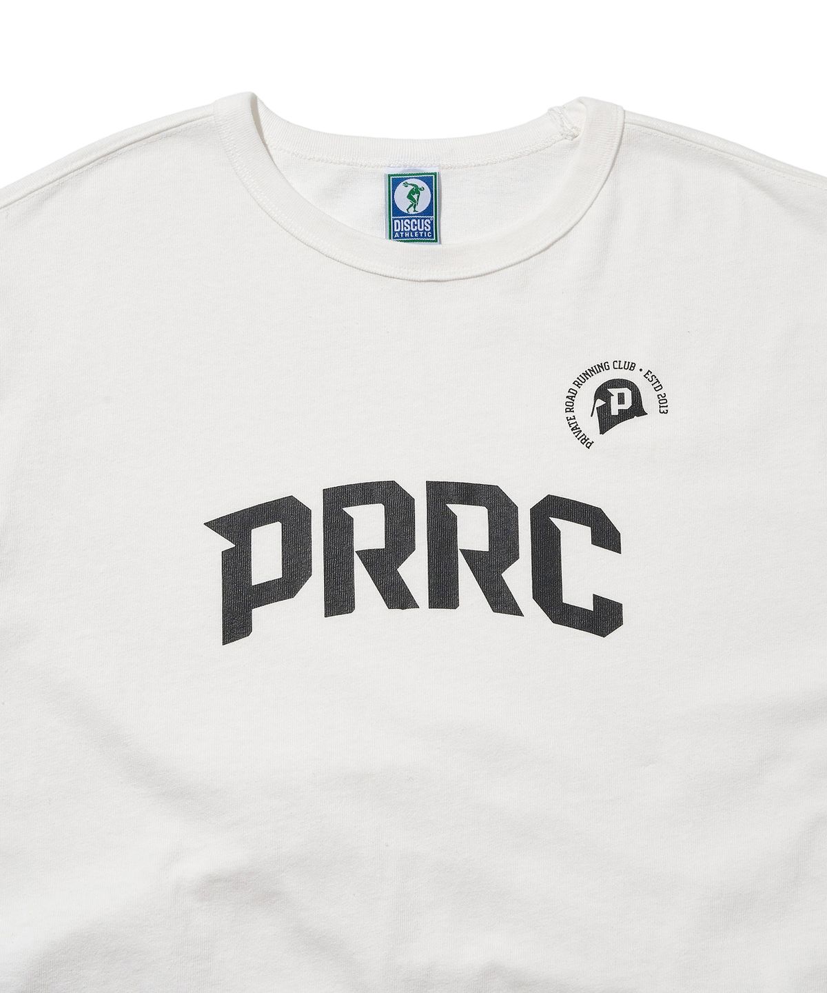디스커스 애슬레틱(DISCUS ATHLETIC) 헤비웨이트 PRRC 티셔츠 오프 화이트
