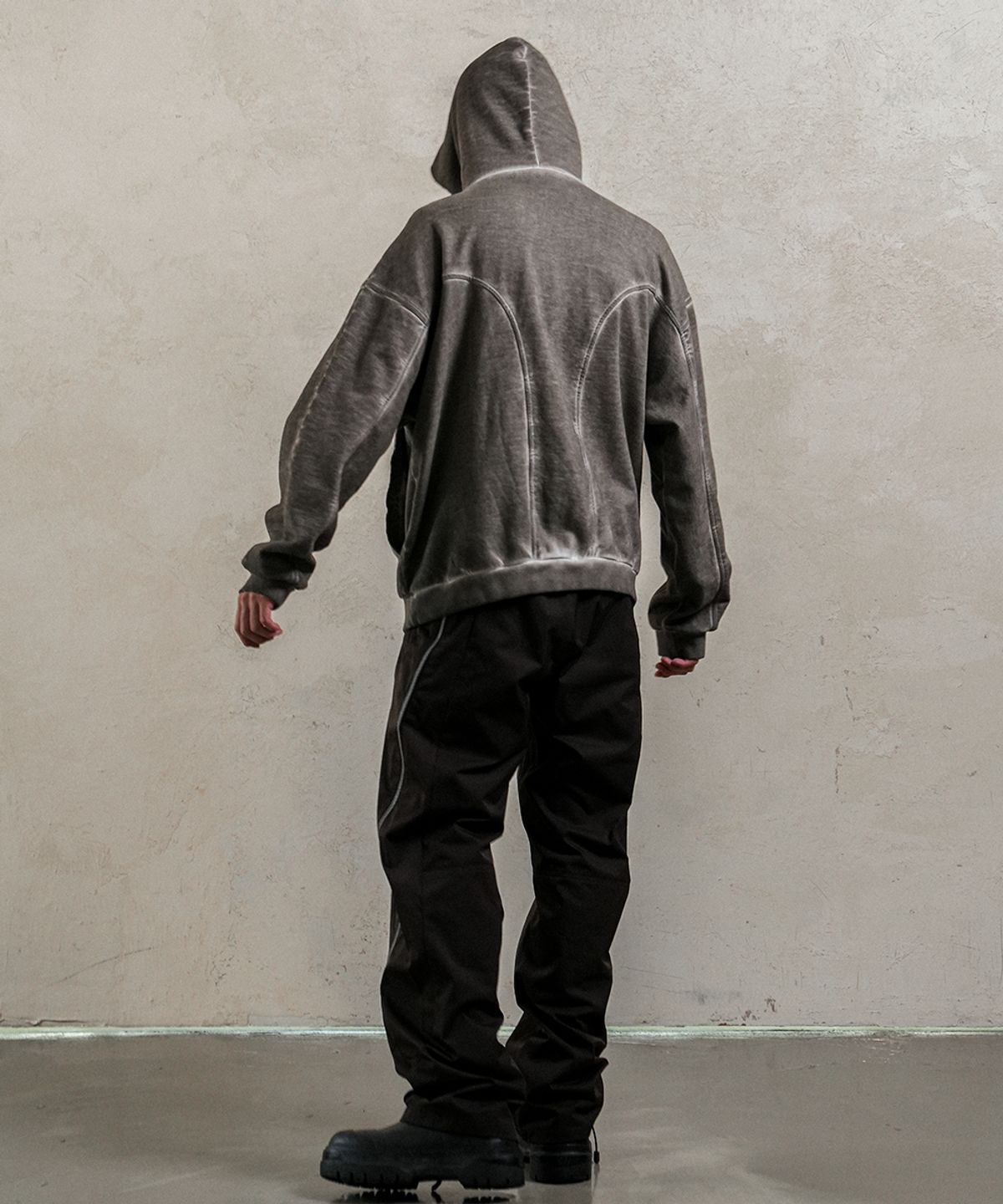 그레일즈(GRAILZ) LUNAR GEOMETRY HOODIE [CHARCOAL]