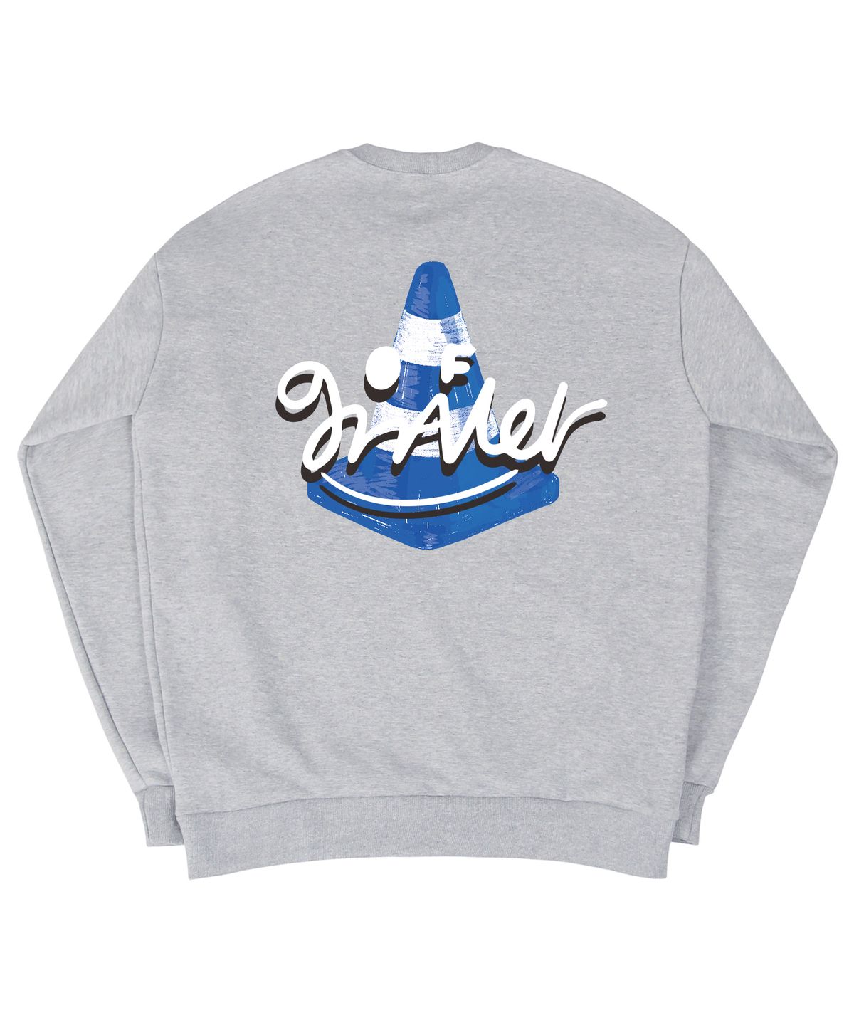 그레이버(GRAVER) [UNISEX]GRAVER SIGN 스마일 백로고 맨투맨_그레이