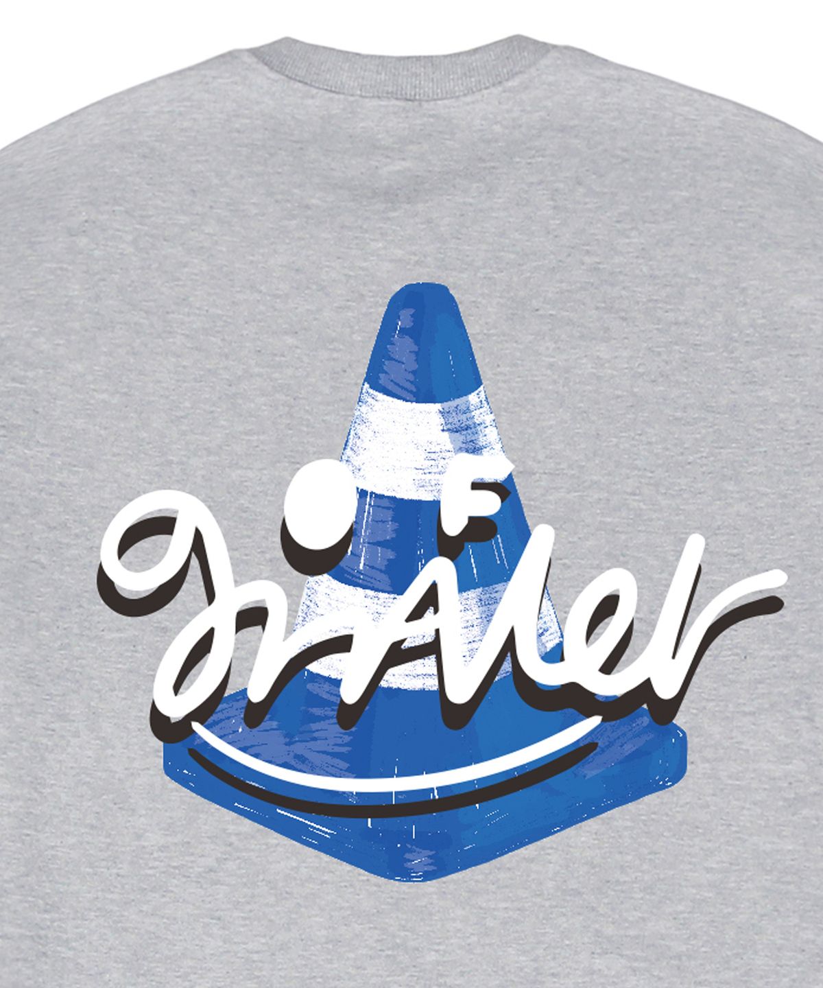 그레이버(GRAVER) [UNISEX]GRAVER SIGN 스마일 백로고 맨투맨_그레이