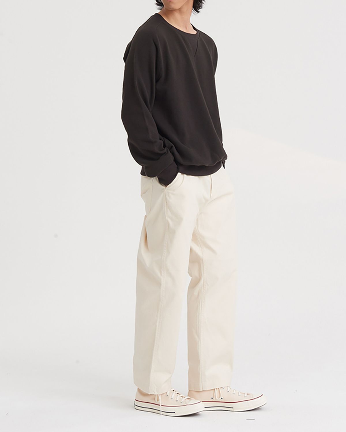 히즈핸더(HISHANDER) FREEDOM SLEEVE SWEAT SHIRTS