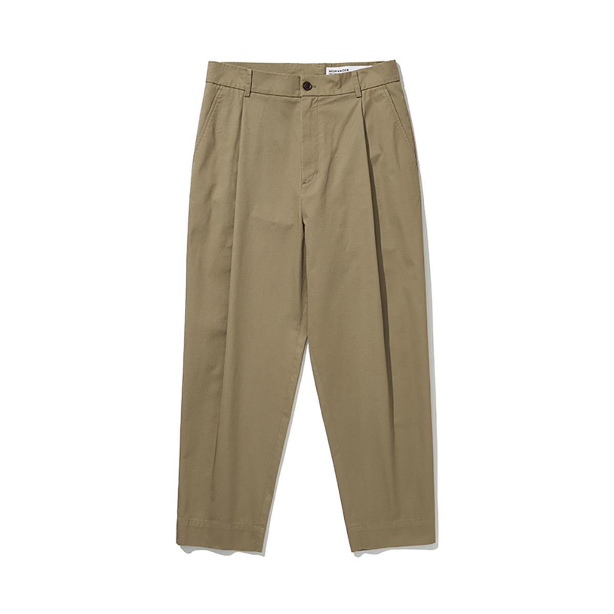 히즈핸더(HISHANDER) ONE PLEATS TAPERED PANTS