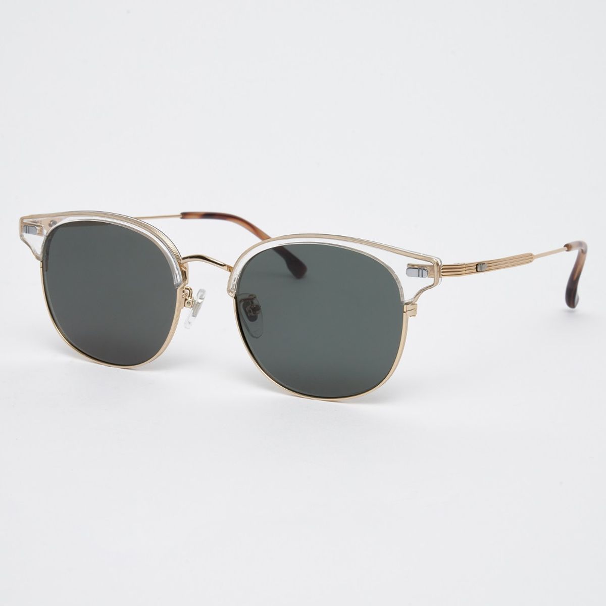 알로아이웨어(ALO EYEWEAR) [ALOXROUNZ] 오버실루엣 하금 선글라스 ARA4301 C4 2014 투명 클리어