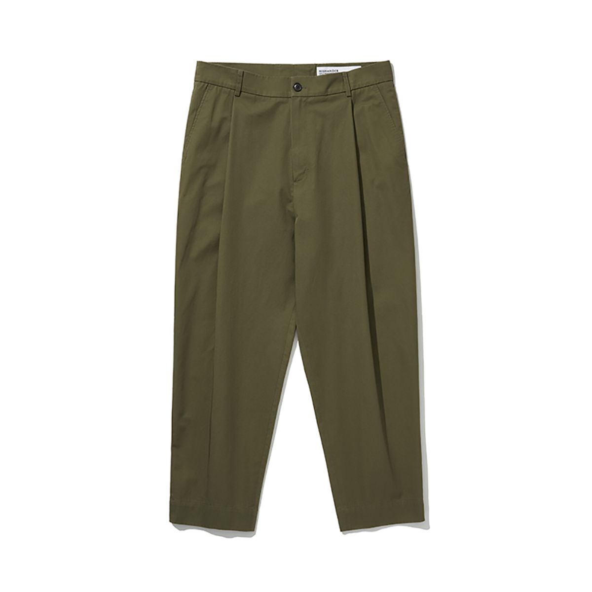 히즈핸더(HISHANDER) ONE PLEATS TAPERED PANTS