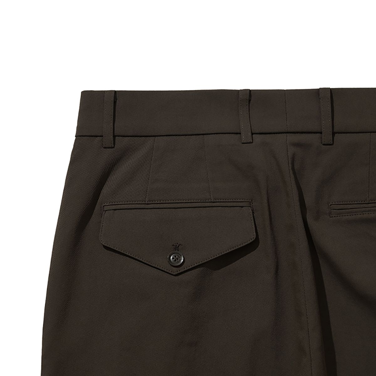 히즈핸더(HISHANDER) TWO PLEATS TAPERED PANTS