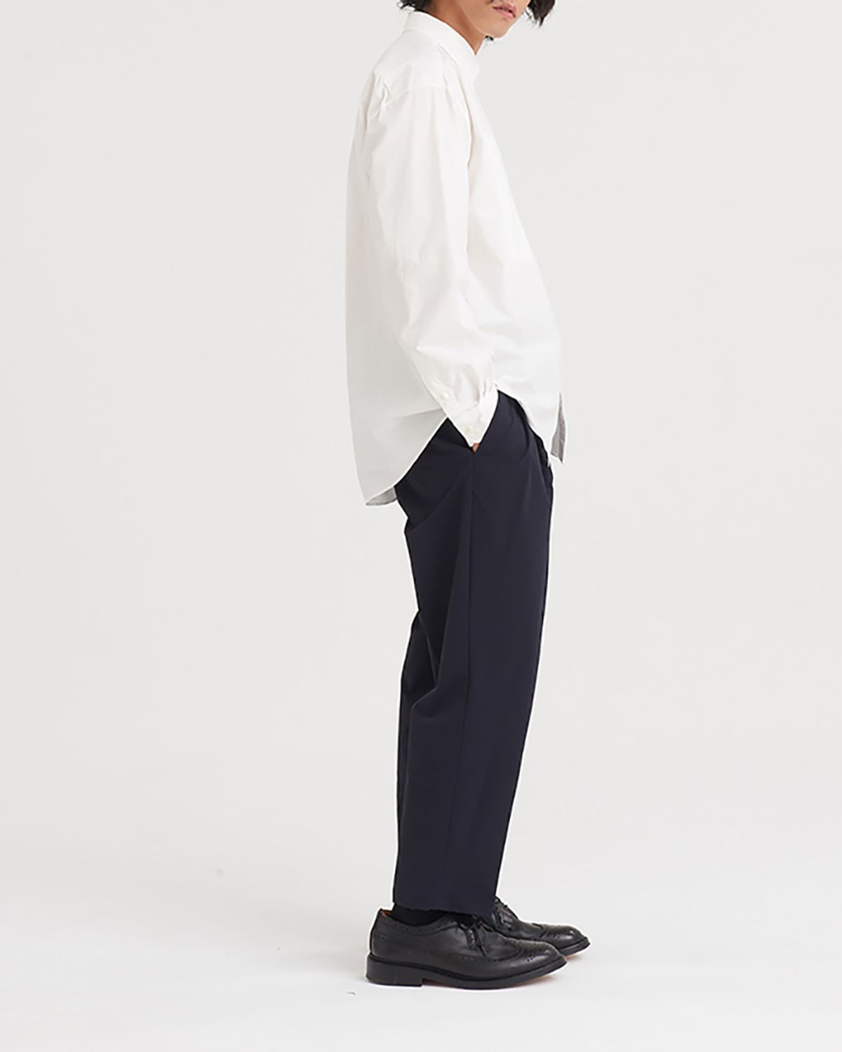 히즈핸더(HISHANDER) CORDURA® TWO PLEATS TAPERED PANTS