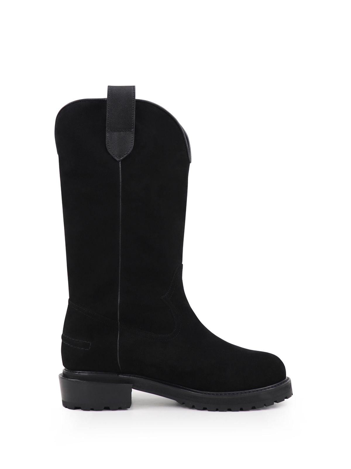 꼼므지(COMMEGEE) Western Round Boots / CG1055BK