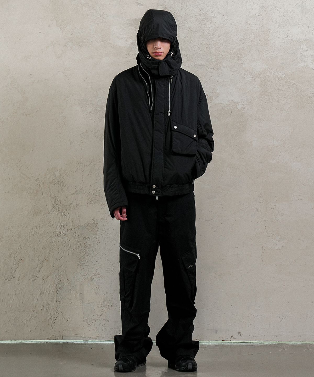 그레일즈(GRAILZ) MILITARY M69 PADDED JACKET [BLACK]