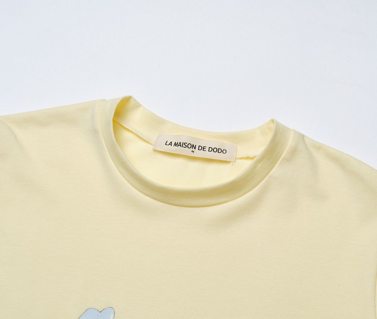 라메종드도도(LA MAISON DE DODO) Simply Dodo T-Shirt with Doll making Soap Bubbles (Lemon) 긴팔티셔츠