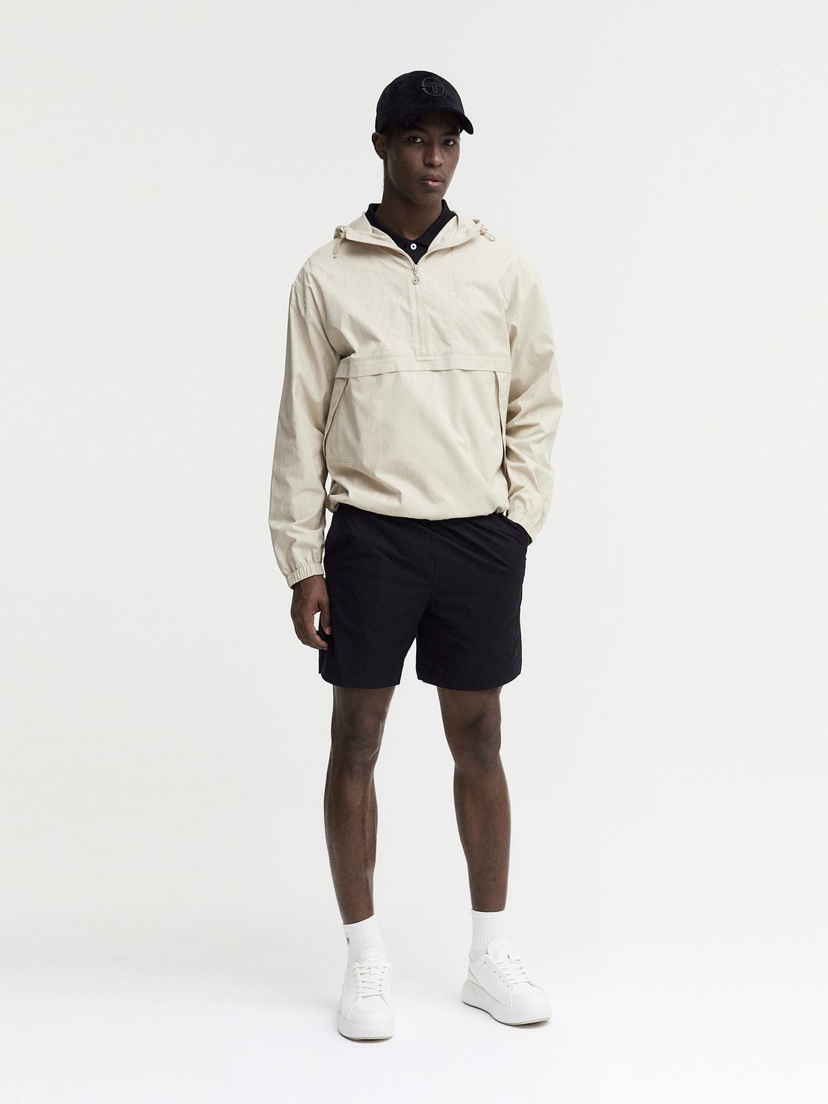 세르지오 타키니(SERGIO TACCHINI) M 데일리 모노그램 아노락 점퍼 (Beige)