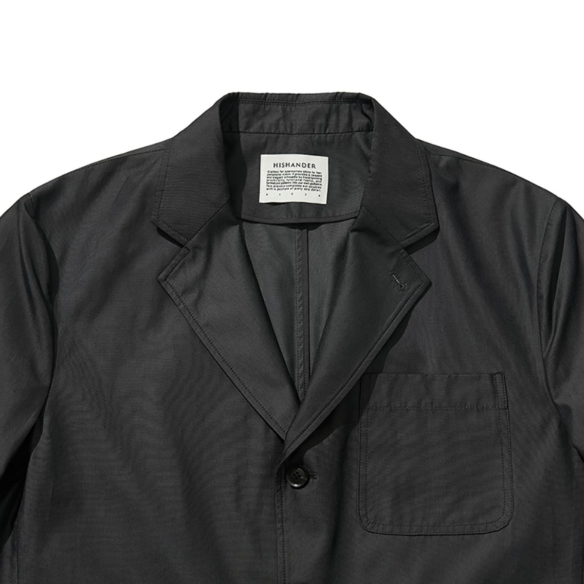 히즈핸더(HISHANDER) 4BUTTON NOTCHED LAPEL JACKET