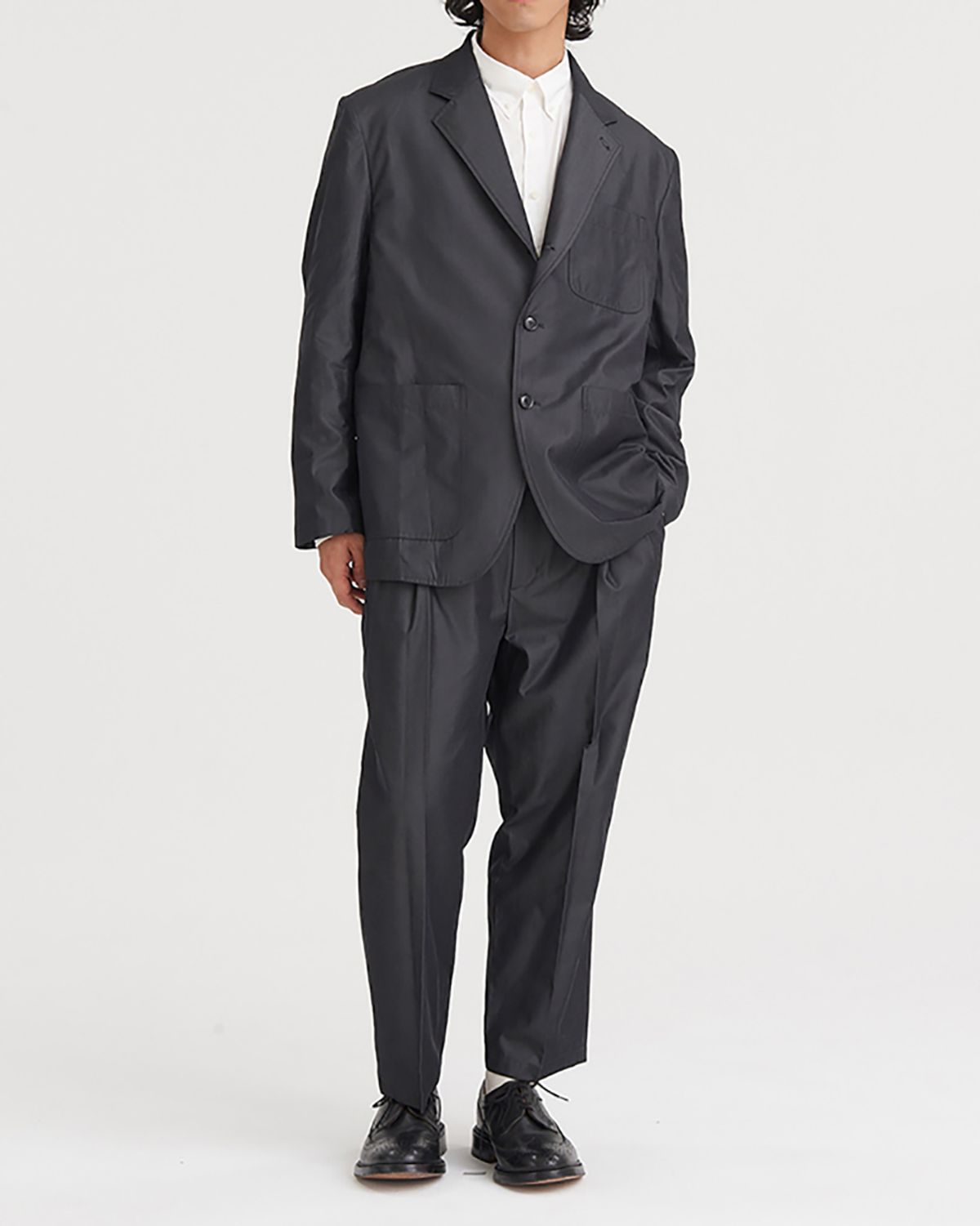 히즈핸더(HISHANDER) 4BUTTON NOTCHED LAPEL JACKET