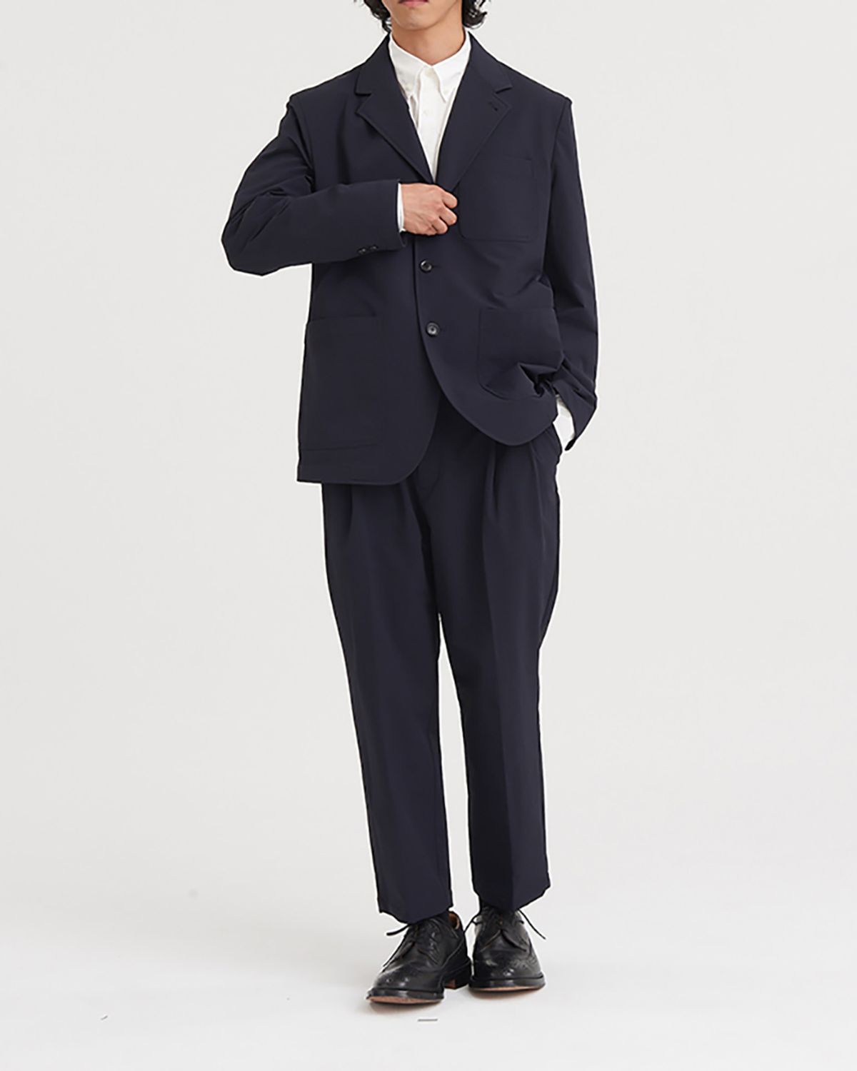 히즈핸더(HISHANDER) CORDURA® 4BUTTON NOTCHED LAPEL JACKET