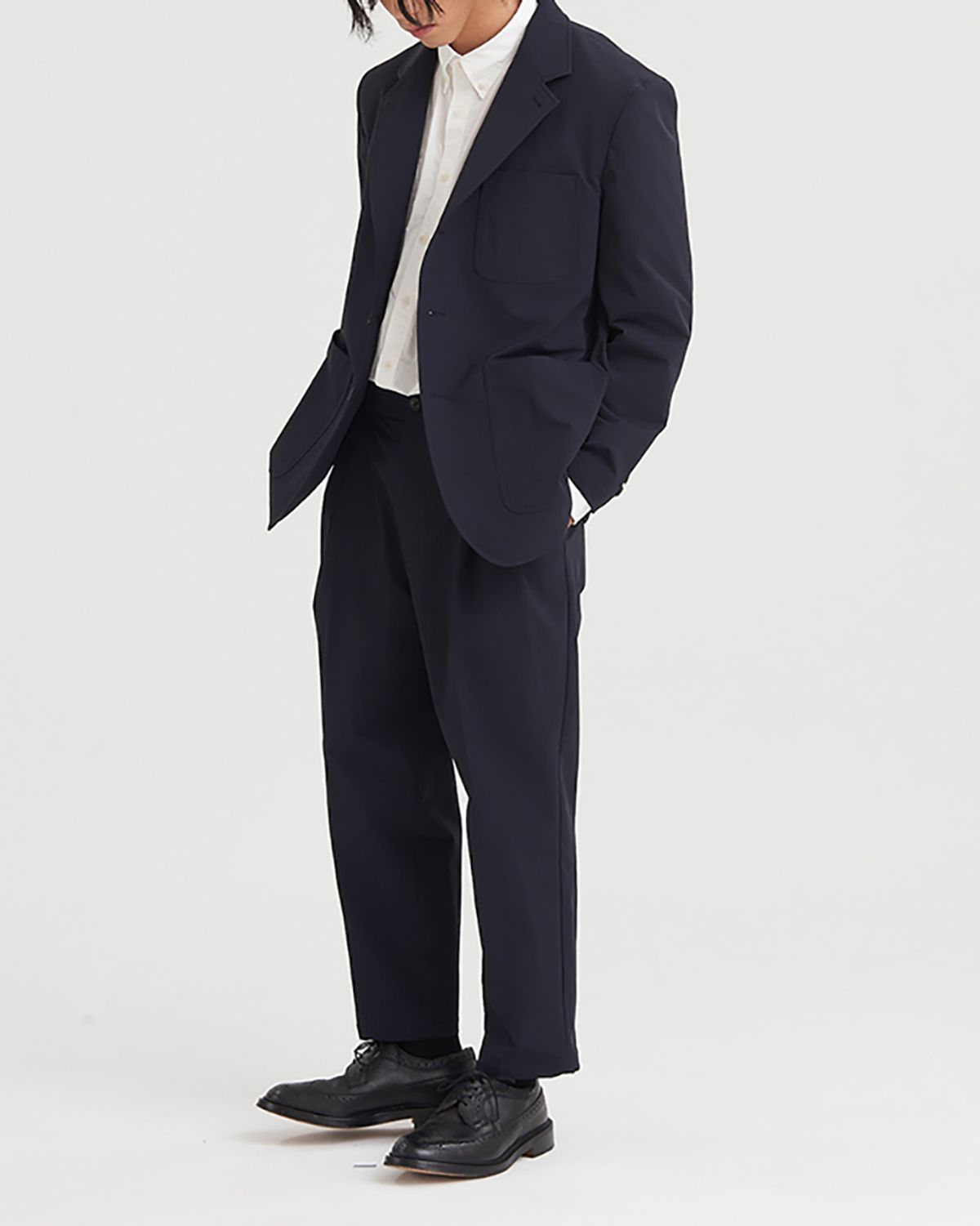히즈핸더(HISHANDER) CORDURA® 4BUTTON NOTCHED LAPEL JACKET