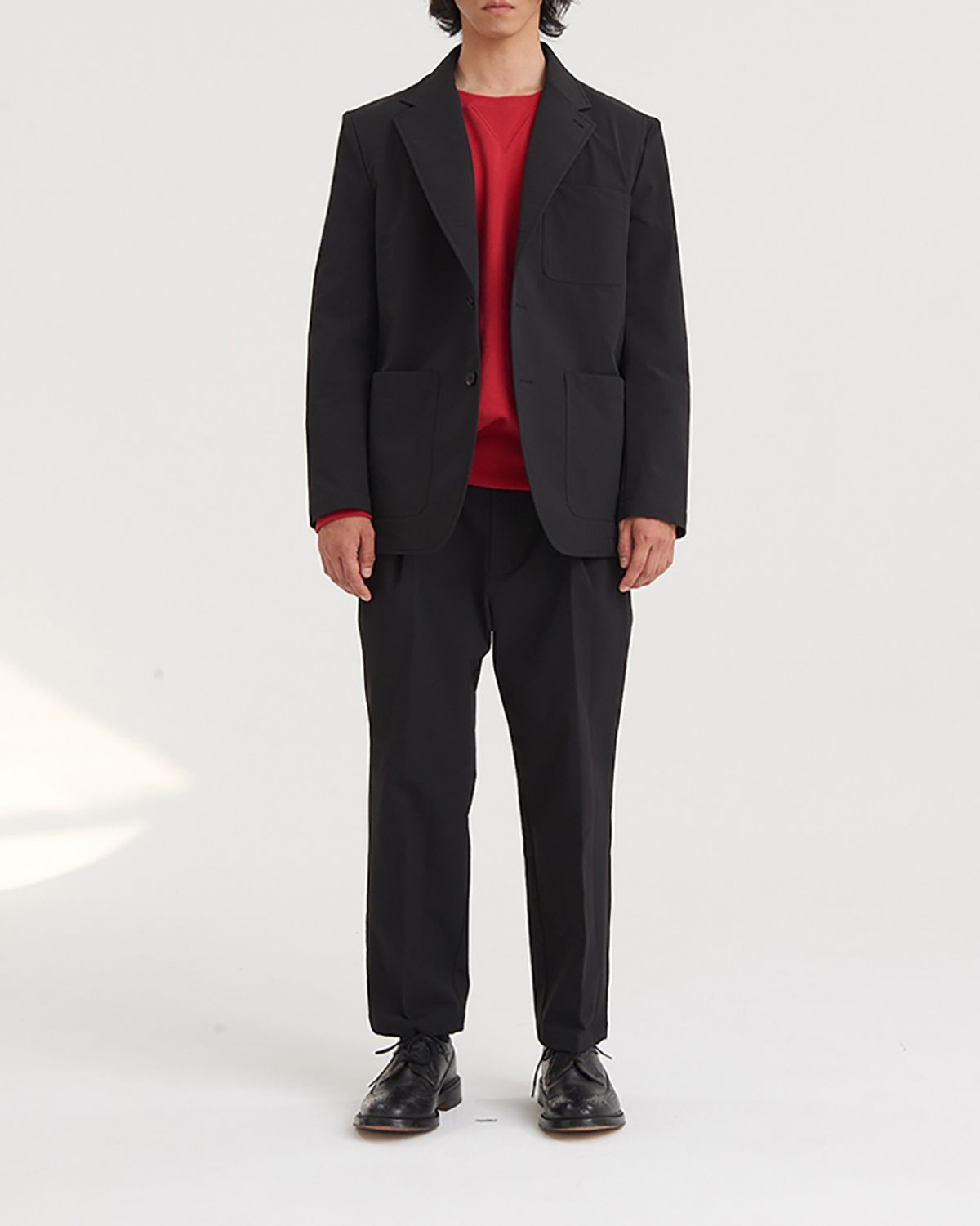 히즈핸더(HISHANDER) CORDURA® 4BUTTON NOTCHED LAPEL JACKET