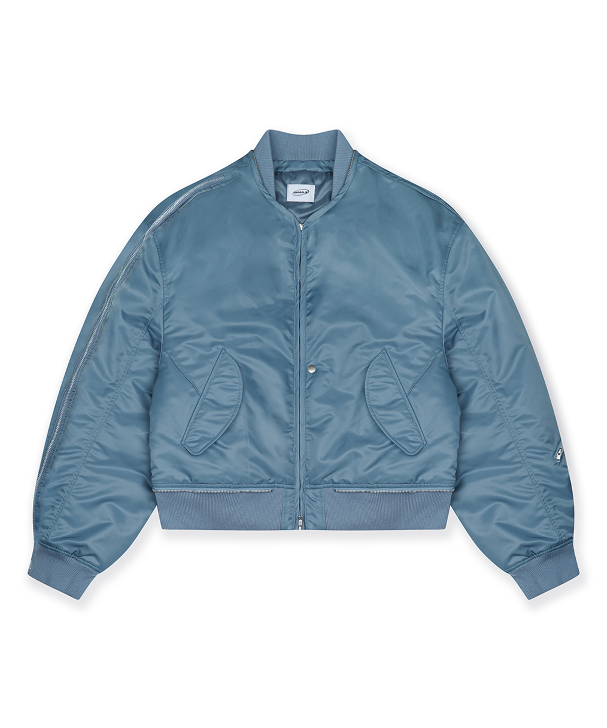 그레일즈(GRAILZ) MULTI ZIPPER MA-1 JACKET [TEAL]