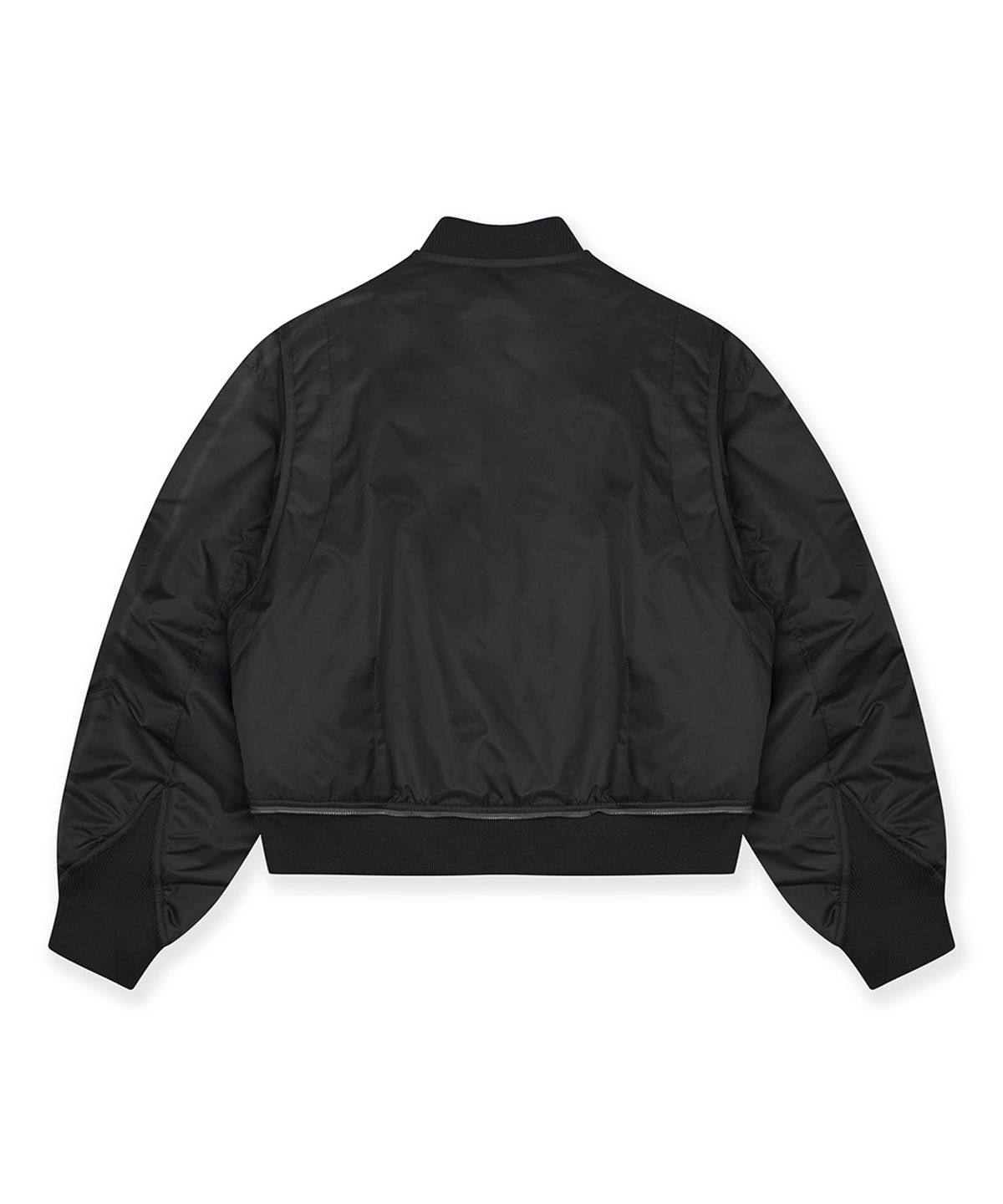그레일즈(GRAILZ) MULTI ZIPPER MA-1 JACKET [BLACK]