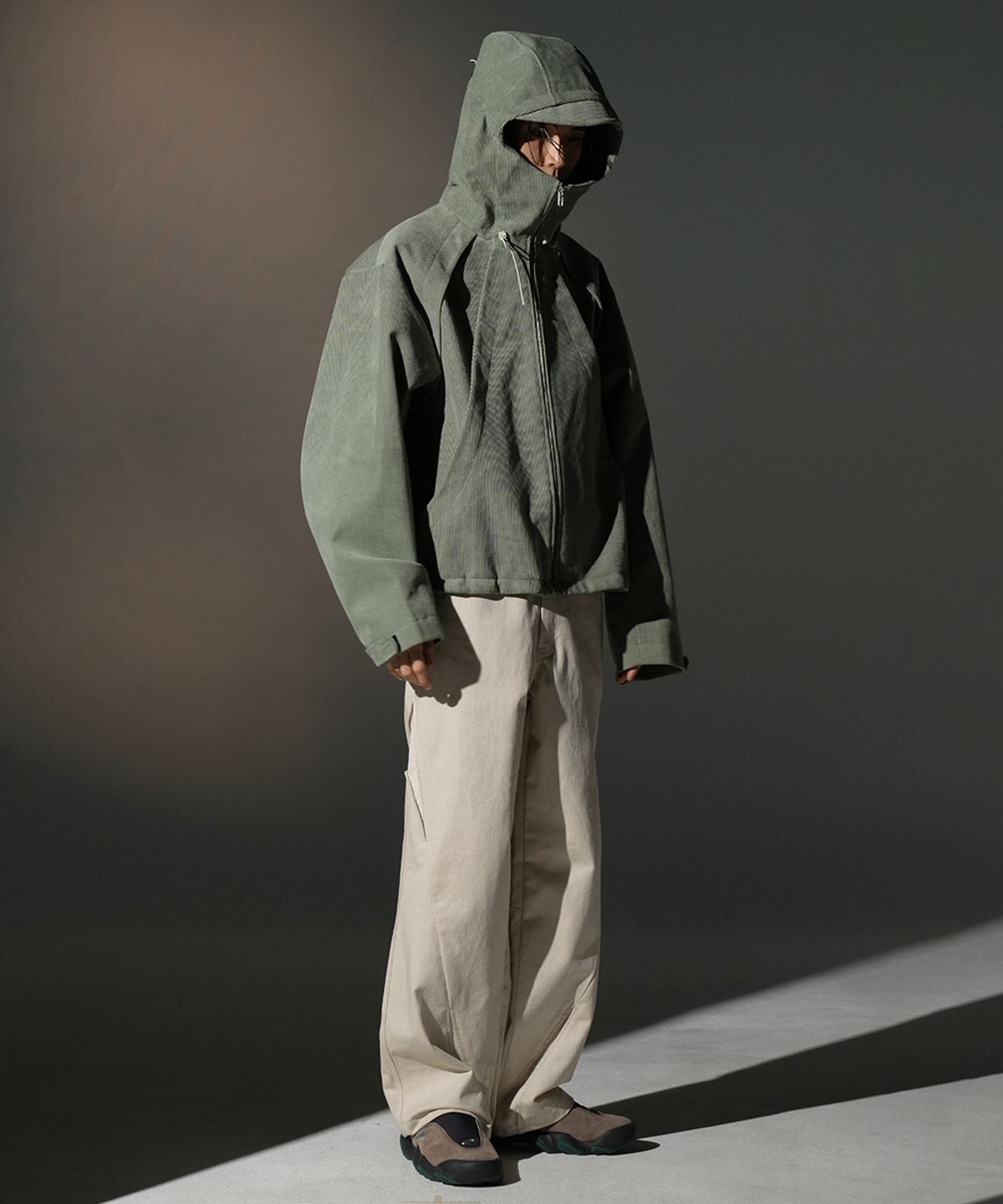 그레일즈(GRAILZ) CORDUROY SHELL JACKET [MINT]
