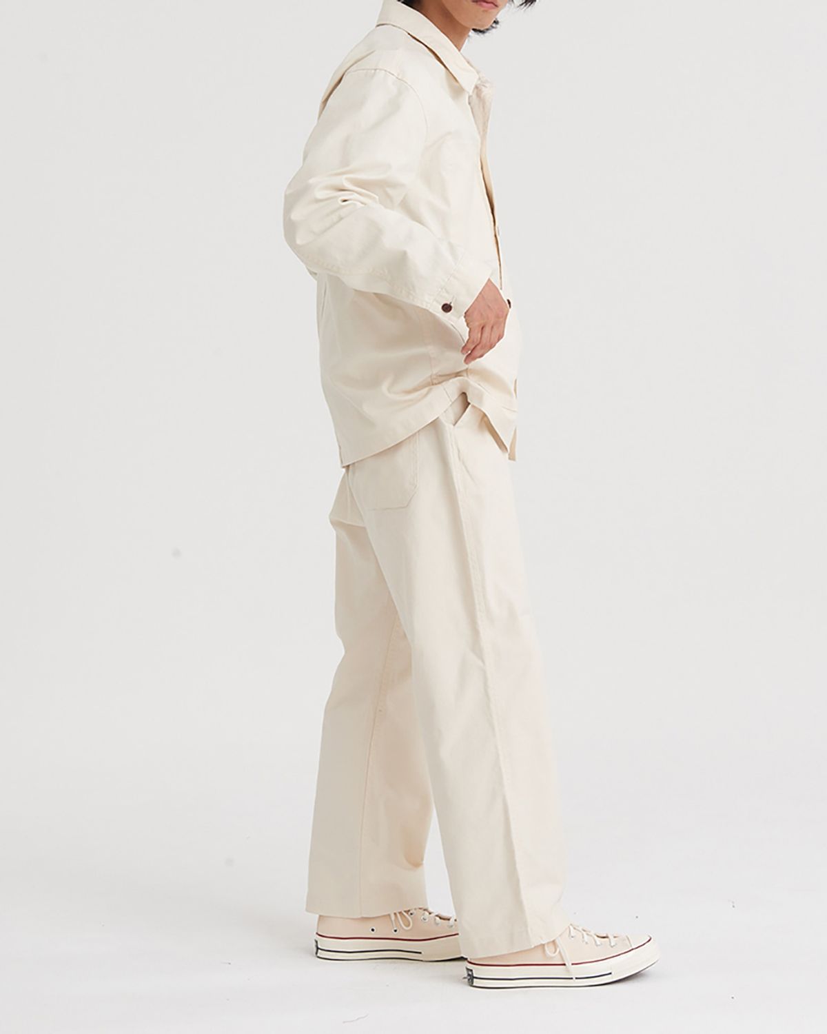 히즈핸더(HISHANDER) WIDE STRAIGHT PANTS