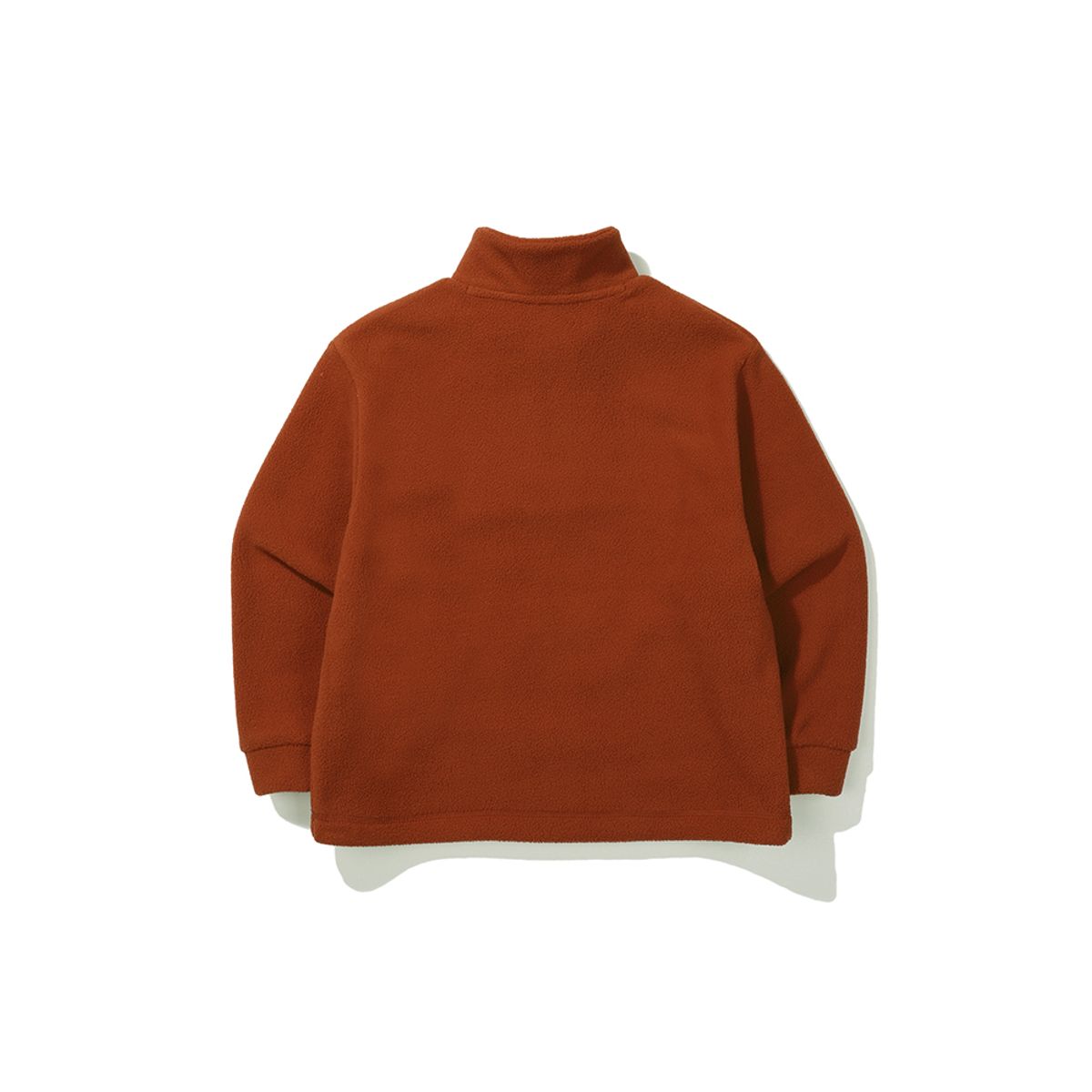 코닥 키즈(KODAK KIDS) 컬러로고 마이크로플리스 반집업 맨투맨 키즈 ORANGE