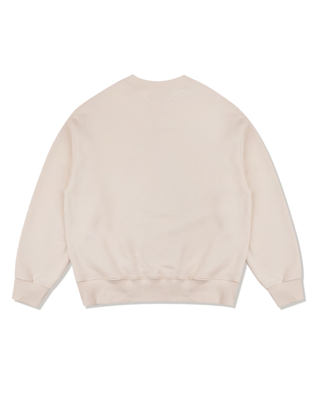 라 메종 스튜디오(LA MAISON STUDIO) UNISEX 메종 리트리버패치 헤비테리 맨투맨 크림(FCD3TS802M)