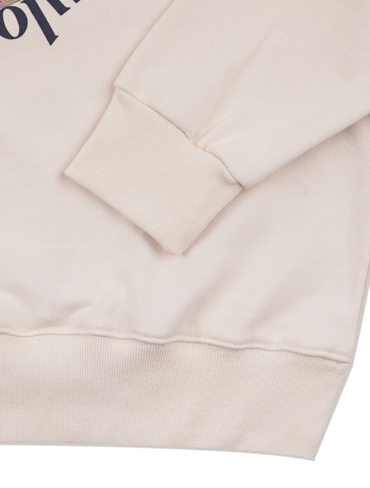 라 메종 스튜디오(LA MAISON STUDIO) UNISEX 메종 리트리버패치 헤비테리 맨투맨 크림(FCD3TS802M)
