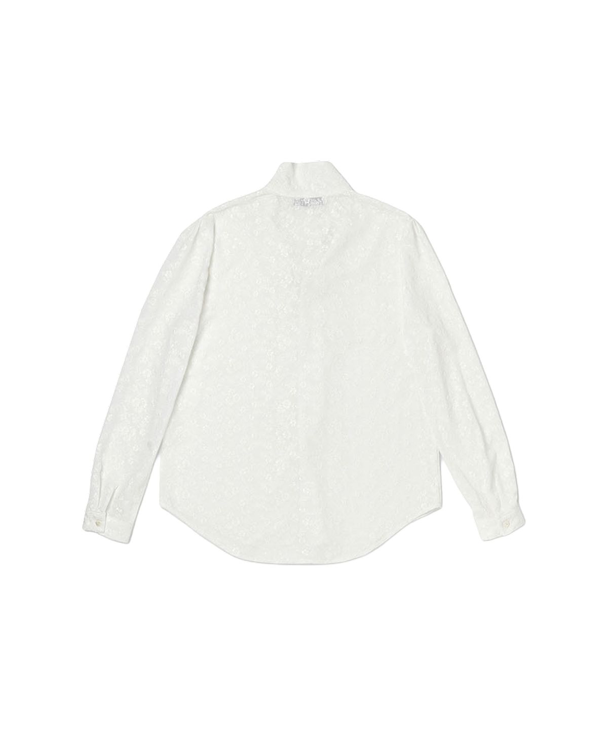 라츠유(LOTSYOU) Old Money Blouse White