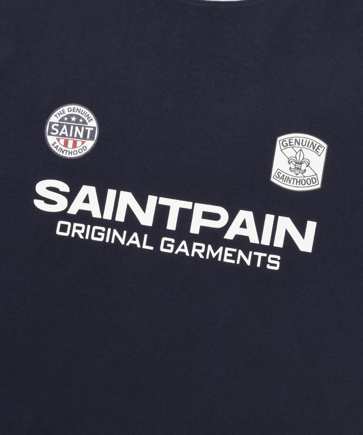 세인트페인(SAINTPAIN) SP 세인트 클럽 롱 슬리브-네이비