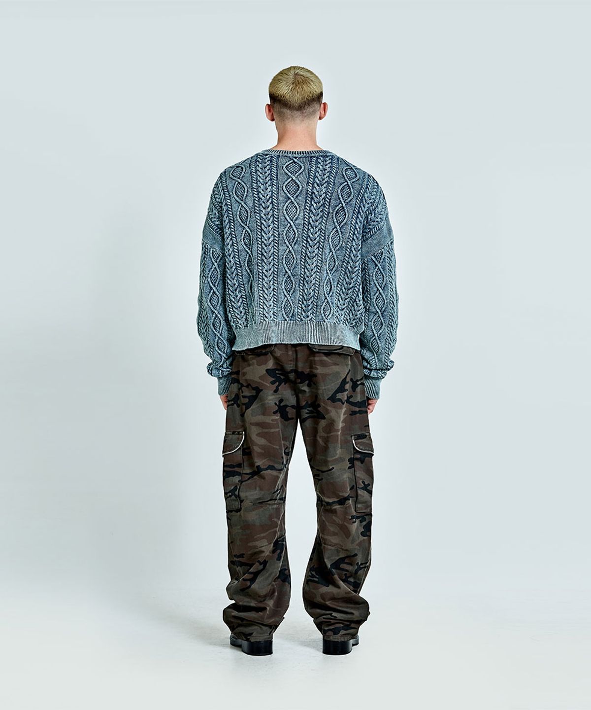 51퍼센트(51PERCENT) Banding cargo pants - camo