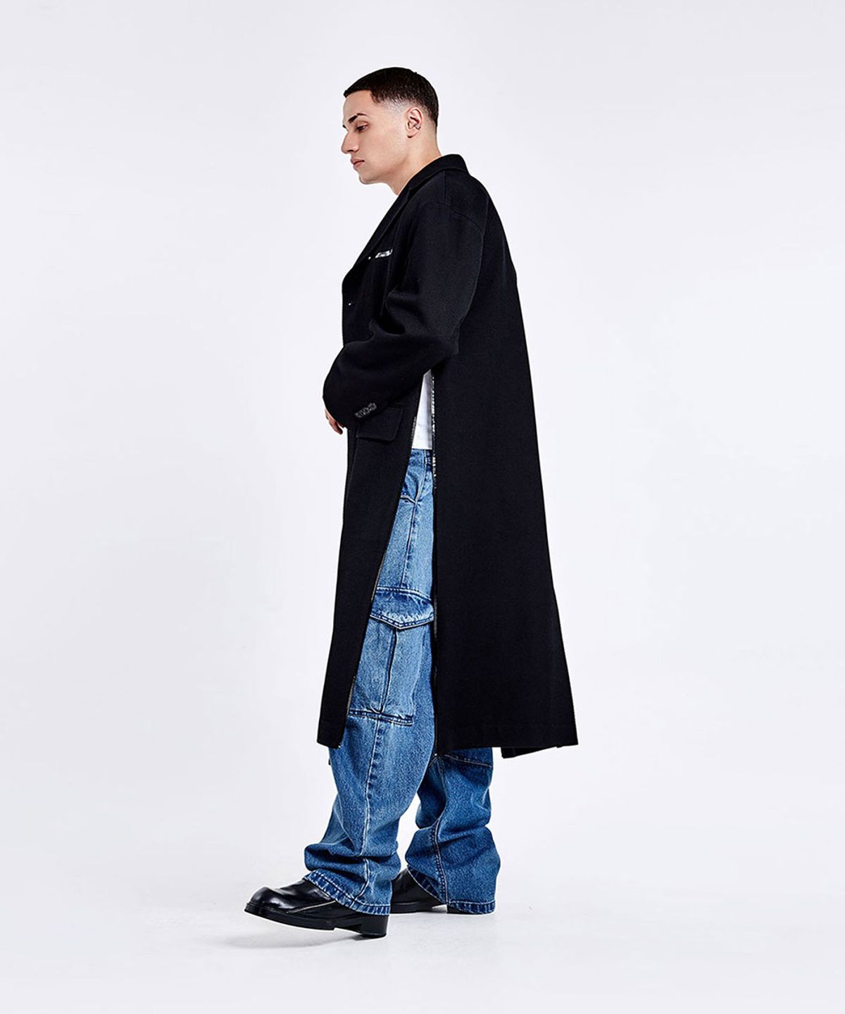 51퍼센트(51PERCENT) Denim cargo pants - Blue