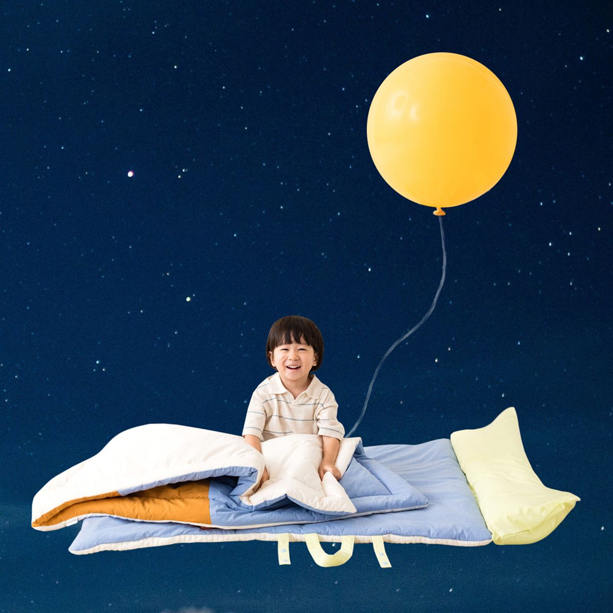 에콘드(ECHOND) 코넷 낮잠이불 컴포터_프렌치블루