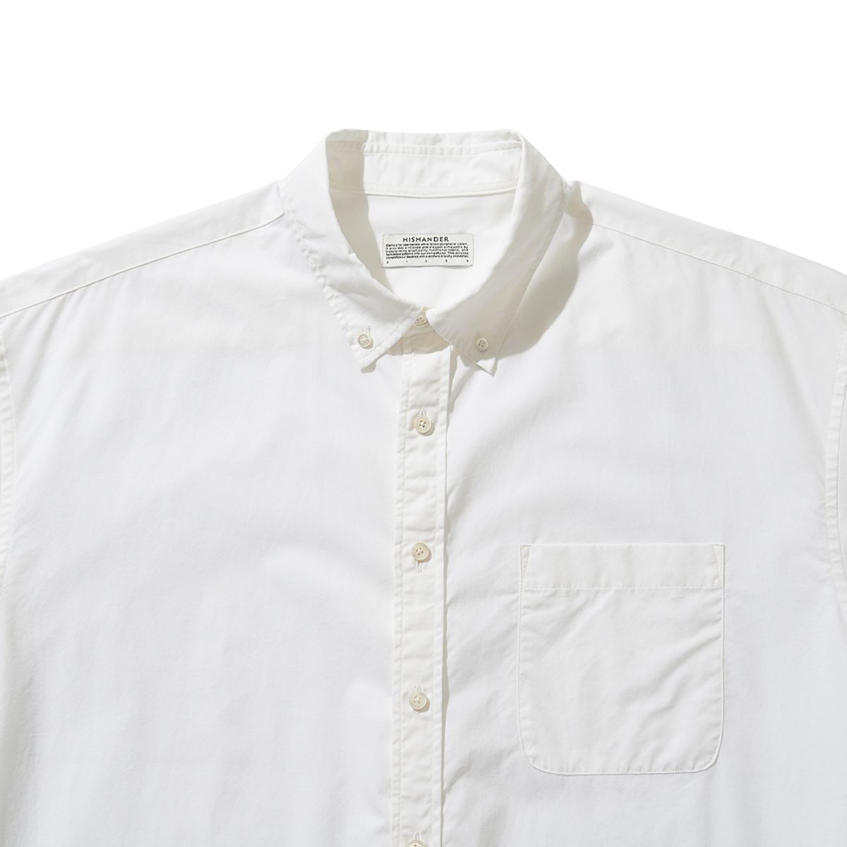 히즈핸더(HISHANDER) GIZA x SUPIMA B.D STANDARD SHIRT